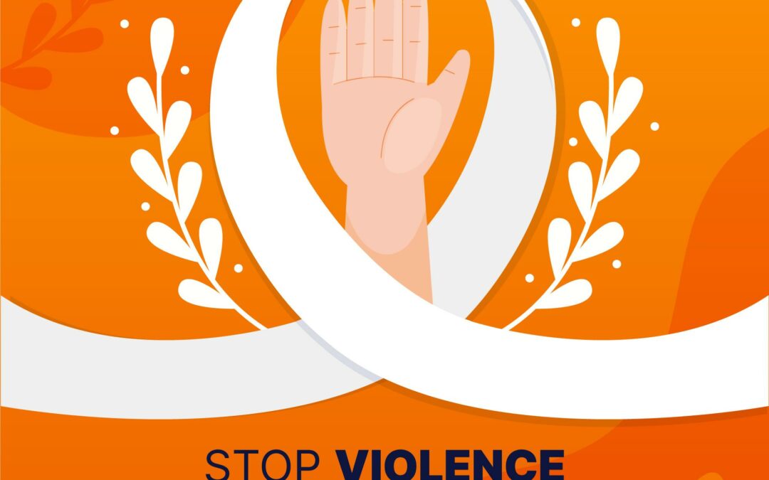 Logo ONU du ruban blanc pour le lutte contre la violence faites aux femmes et aux filles