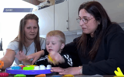 Reportage de Télé Mons Borinage : une équipe accompagne les tout petits en situation de handicap et leur famille