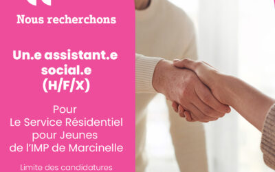 Emploi à Marcinelle. Assistant.e social.e (H/F/X)