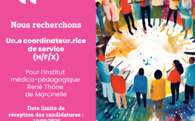 Marcinelle. Emploi. Coordination d’un service résidentiel pour Jeunes