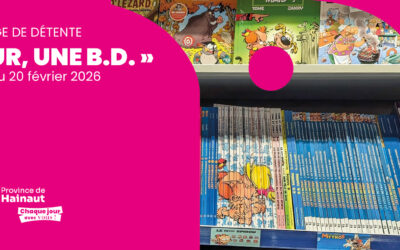 Stage de détente proposé par le SAPASH. « Un jour, une BD » à Marcinelle