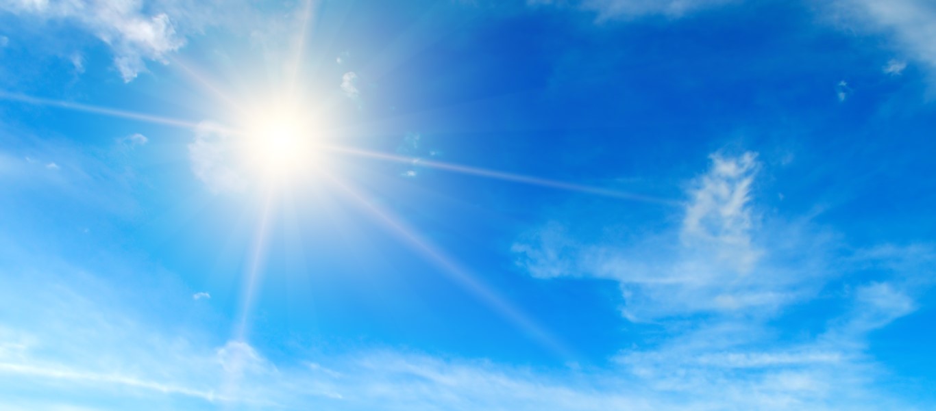 soleil ciel bleu